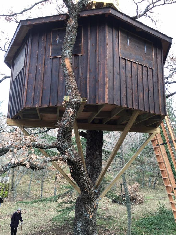 La Maison De Mado Et Sa Cabane Dans Les Arbres Plan d'Aups Esterno foto